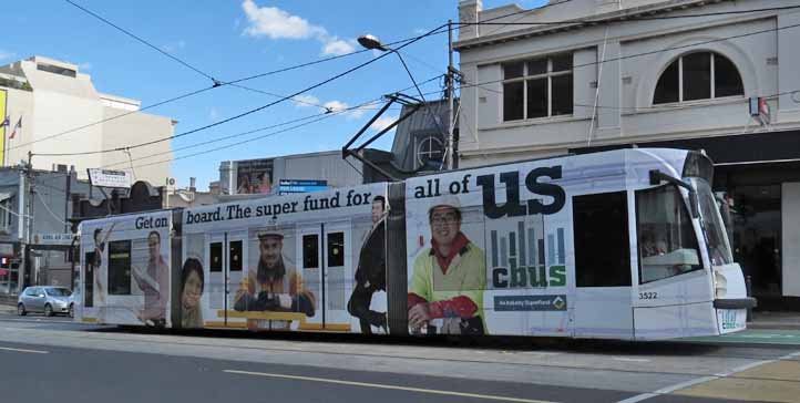 Yarra Trams Combino Cbus 3522